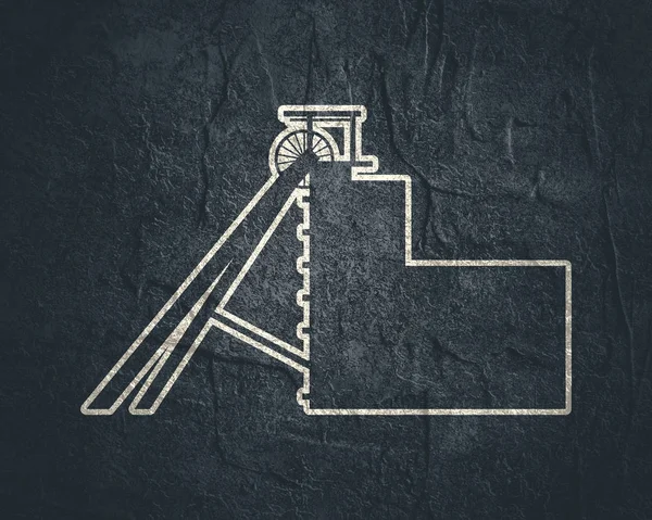 Mijnbouw industrie pictogram — Stockfoto