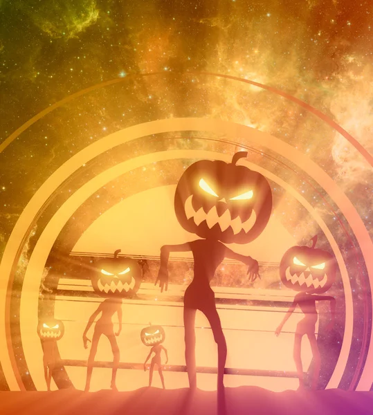 Halloween vakantie poster — Stockfoto