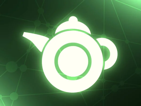Tea shop emblem