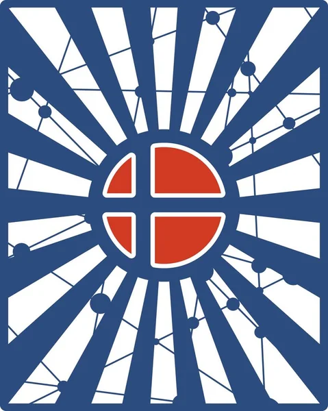 Koncepcja bandery Norwegii — Wektor stockowy