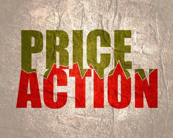 Texto de acción de precios — Foto de Stock