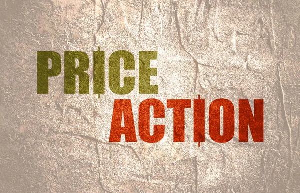 Texto de acción de precios — Foto de Stock