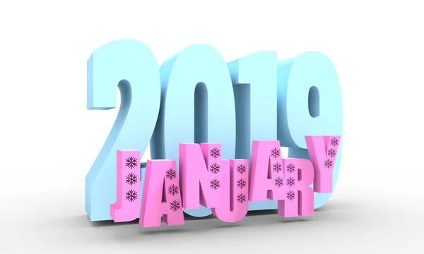 January month name — Stock Photo, Image