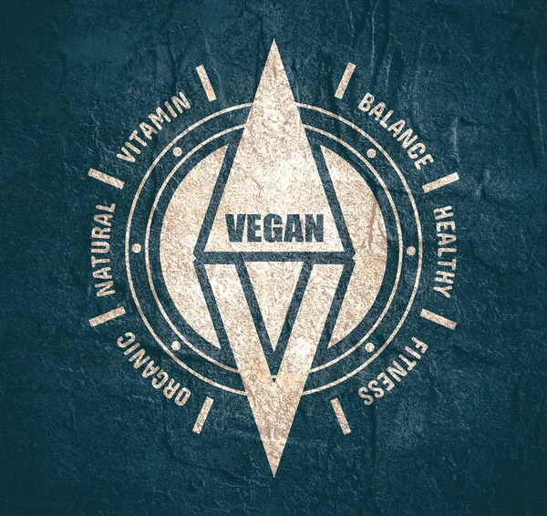 Go Vegan concept. — Stock Photo, Image