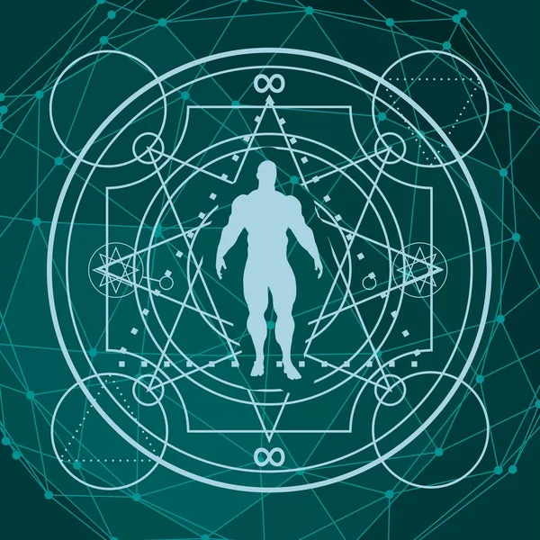 Symboles mystiques ésotériques — Image vectorielle