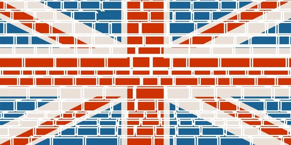 Großbritannien und die Europäische Union. Brexit — Stockvektor