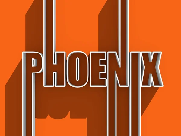 Phoenix nombre de la ciudad . —  Fotos de Stock