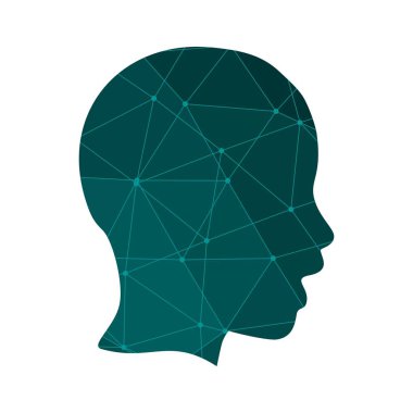 İzole kadın avatar ifadeler yüz duygular vektör çizim.