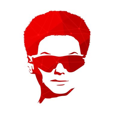 Güzel bayan portresi.