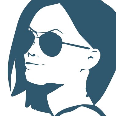 Güzel bayan portresi.