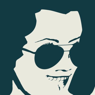 Güzel bayan portresi.