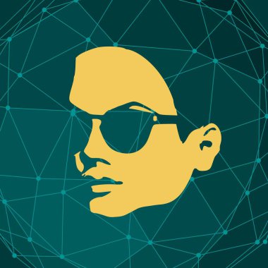 Güzel bayan portresi.