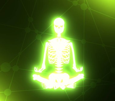 Cadılar Bayramı insan iskeleti