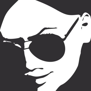 Güzel bayan portresi.