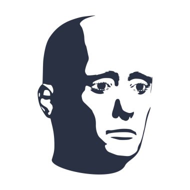 Adam avatar önden görünüm.