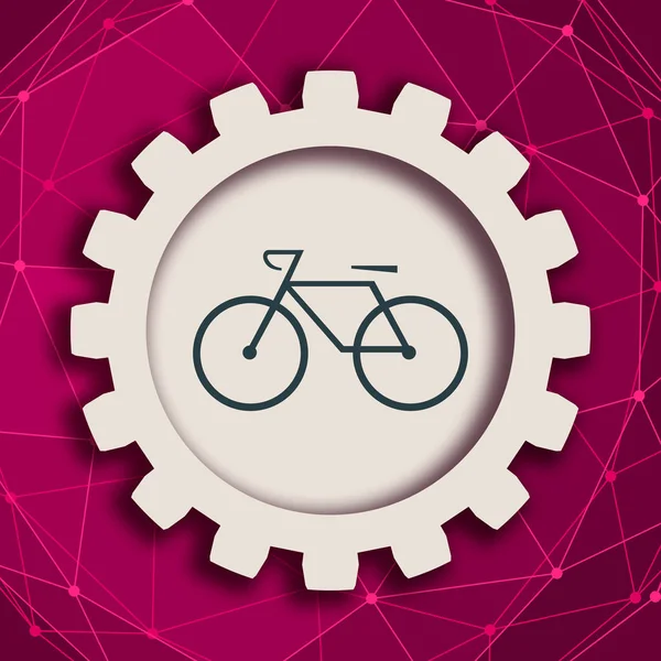 Bicycle Riding. Transportation Icon Concept — Stock Photo, Image