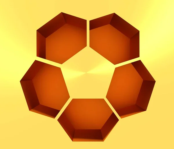 Geometri design emblem — Stockfoto