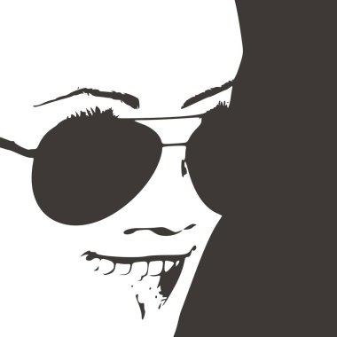 Güzel bayan portresi.