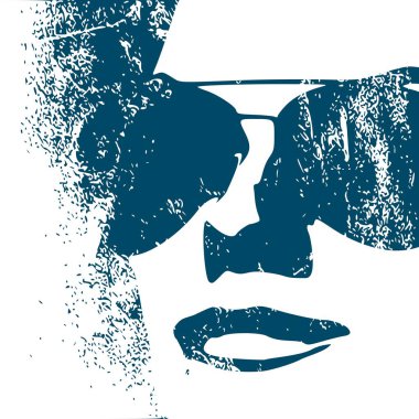 Güzel bayan portresi.