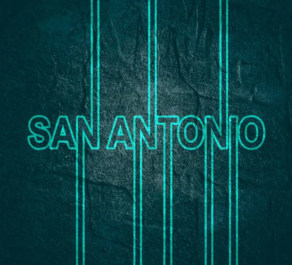 Nombre de ciudad de San Antonio . — Foto de Stock