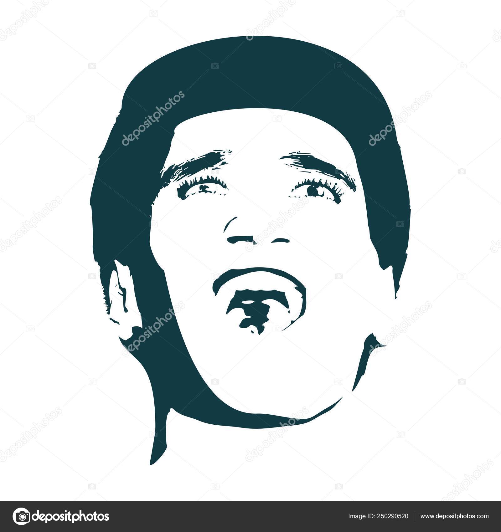 Man Face Silhouette Stock Vector C Jegas Ra 250290520