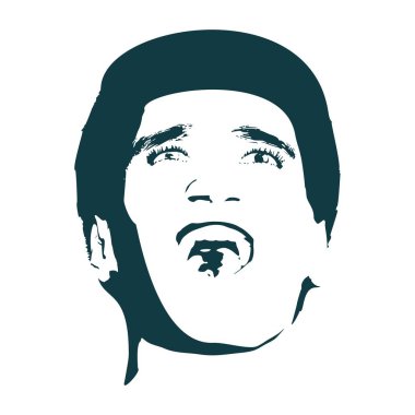 Adamın yüzü siluet