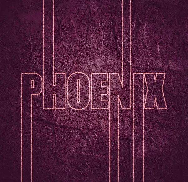 Phoenix nombre de la ciudad . —  Fotos de Stock