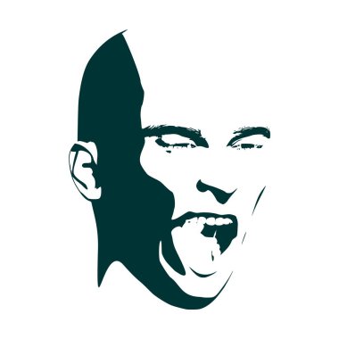 Adam avatar önden görünüm.