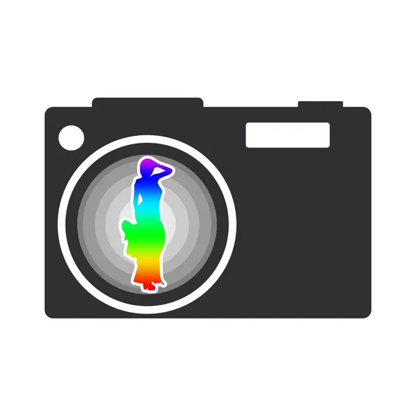 Photo camera icon. — Stock Vector