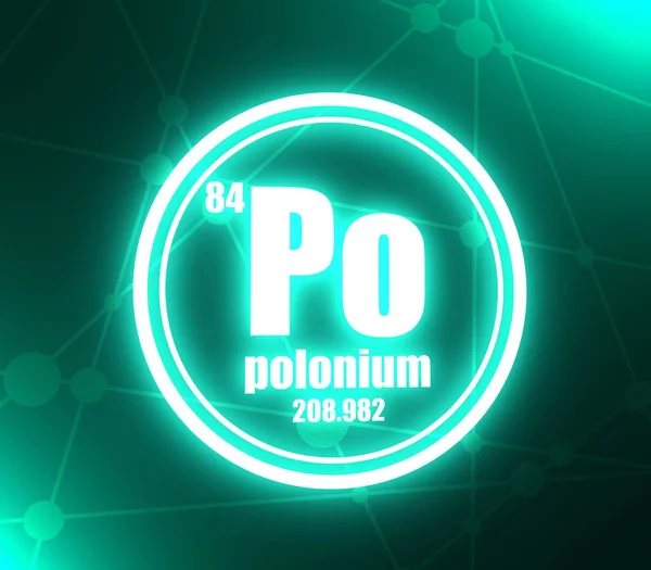 Élément chimique du polonium . — Photo