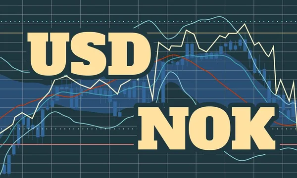 Candlestick fundo bolsa de valores — Vetor de Stock