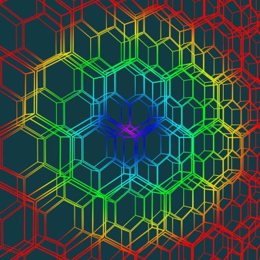 Soyut bal peteği arkaplanı