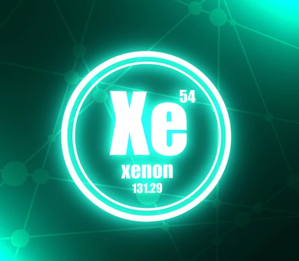 Xenon chemical element.