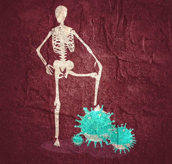 Virus diseases relative illustration — Stock Photo, Image