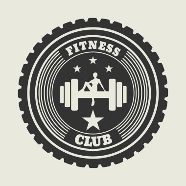 Sportif bir kadın halterde oturur.