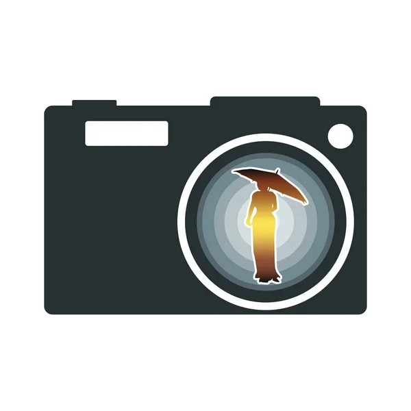 Photo camera icon. — Stock Vector