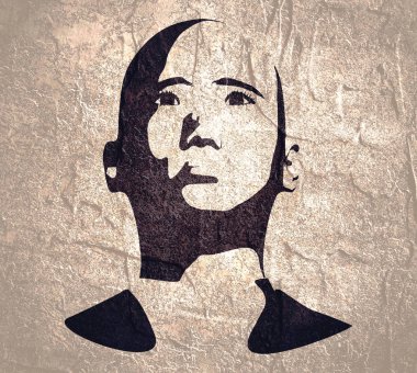 Adam avatar önden görünüm.