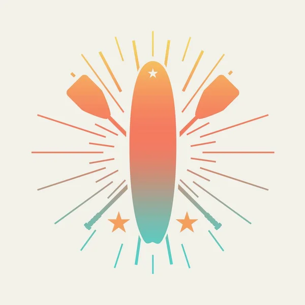 Ilustración tabla de surf — Vector de stock