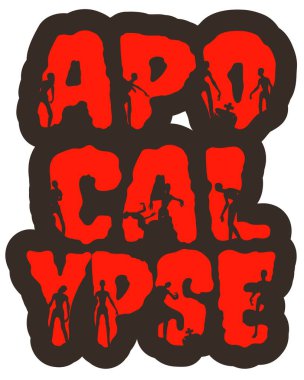 Üzerlerinde kelime ve siluetler var.