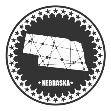 Nebraska devlet haritası