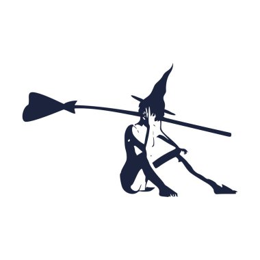 Genç cadı simgesi.