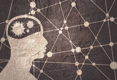 Virüs hastalıkları göreceli illüstrasyon