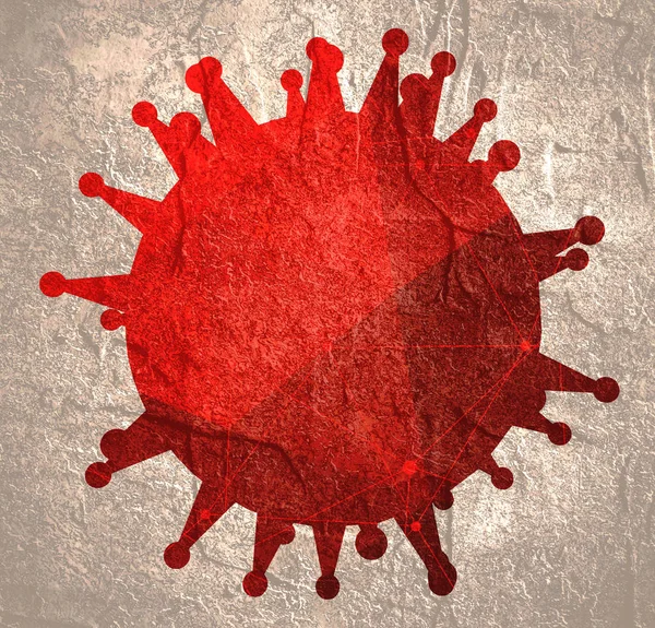 Relativ illustration av virussjukdomar — Stockfoto
