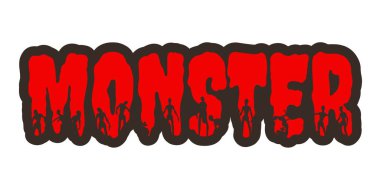 Üzerlerinde kelime ve siluetler var.