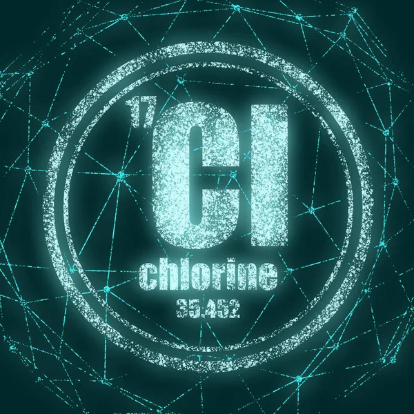 Chlorine chemical element.