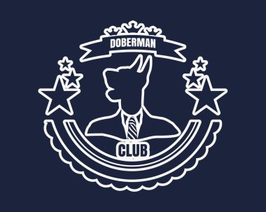 Hayvan amblemi tasarımı.