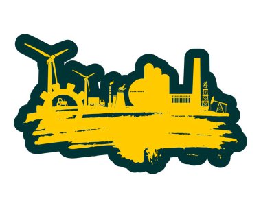 Enerji ve Güç simgeleri ayarlandı. Fırça darbesi