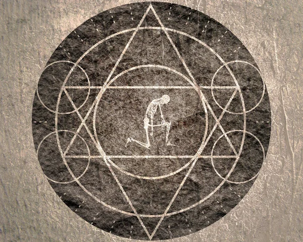 Símbolos místicos esotéricos — Fotografia de Stock
