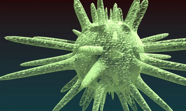 Virüs hastalıkları göreceli illüstrasyon — Stok fotoğraf