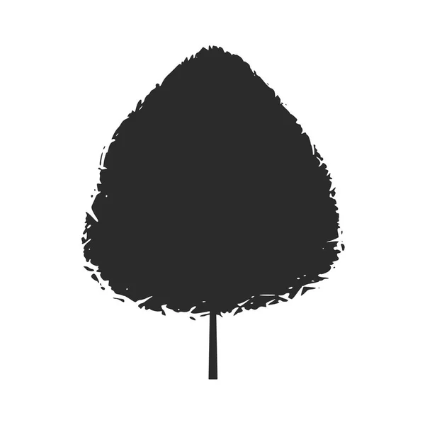 Árbol icono simple — Vector de stock